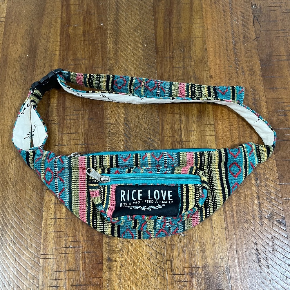 EUC Rice Love Hip Pack Fanny Pack